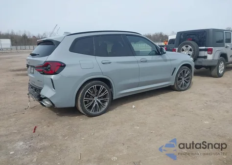 2022 BMW X3 xDrive30I z USA, uszkodzony, nr VIN 5UX53DP06N9N32395
